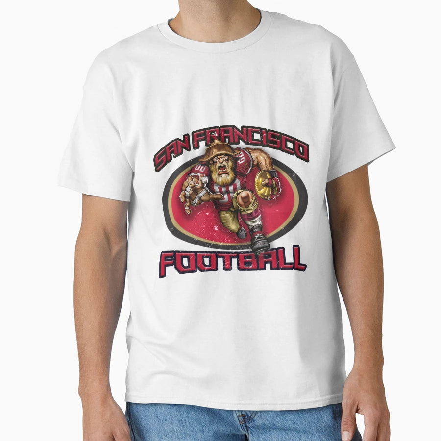 San Francisco Football T-Shirt - Streetwear Style Men Women - T-Shirt, Sweatshirt, Hoodie