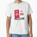 Super Bowl Liv Final Score T-Shirt - Minimalist Print Men Women - T-Shirt, Sweatshirt, Hoodie
