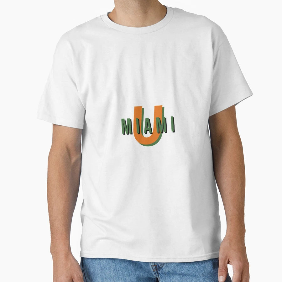 University Miami U Miami T-Shirt - Trendy Graphic Unisex - T-Shirt, Sweatshirt, Hoodie