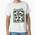 Soccer Sister Coquette Bow Mom Teen T-Shirt - Novelty Apparel Men Women - T-Shirt, Sweatshirt, Hoodie