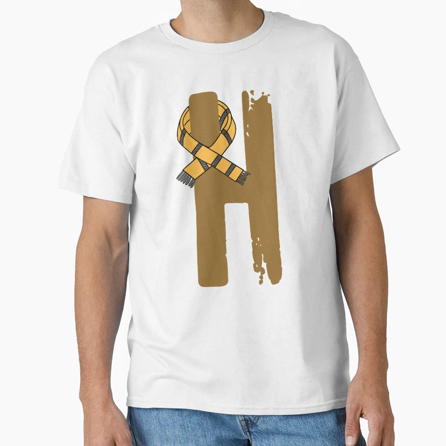 H Letter Magic School Team Badger T-Shirt - Graphic Print for Adults - T-Shirt, Sweatshirt, Hoodie