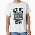 Seattle 2026 Space Needle Stadium T-Shirt - Aesthetic Graphic Unisex - T-Shirt, Sweatshirt, Hoodie