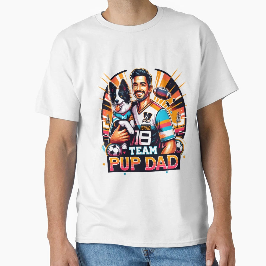 Ultimate Duo Team Pup Dad Jersey T-Shirt - Streetwear Style Unisex - T-Shirt, Sweatshirt, Hoodie