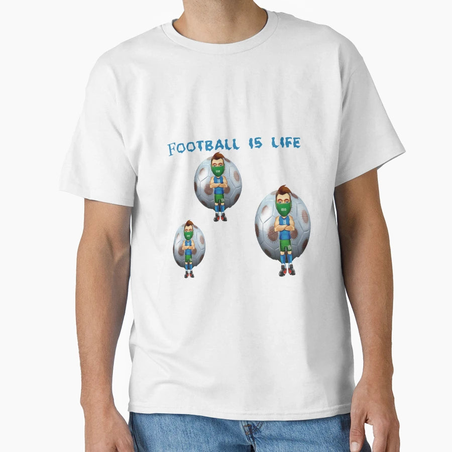 He Likes Football T-Shirt - Trendy Graphic Men Women - T-Shirt, Sweatshirt, Hoodie