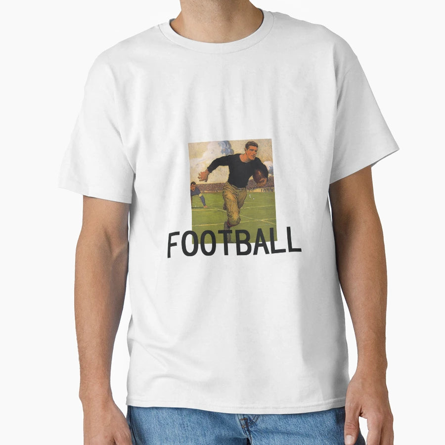 Football Old School T-Shirt - Aesthetic Graphic Unisex - T-Shirt, Sweatshirt, Hoodie