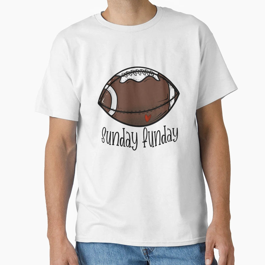 Sunday Funday Football T-Shirt - Streetwear Style Men Women - T-Shirt, Sweatshirt, Hoodie