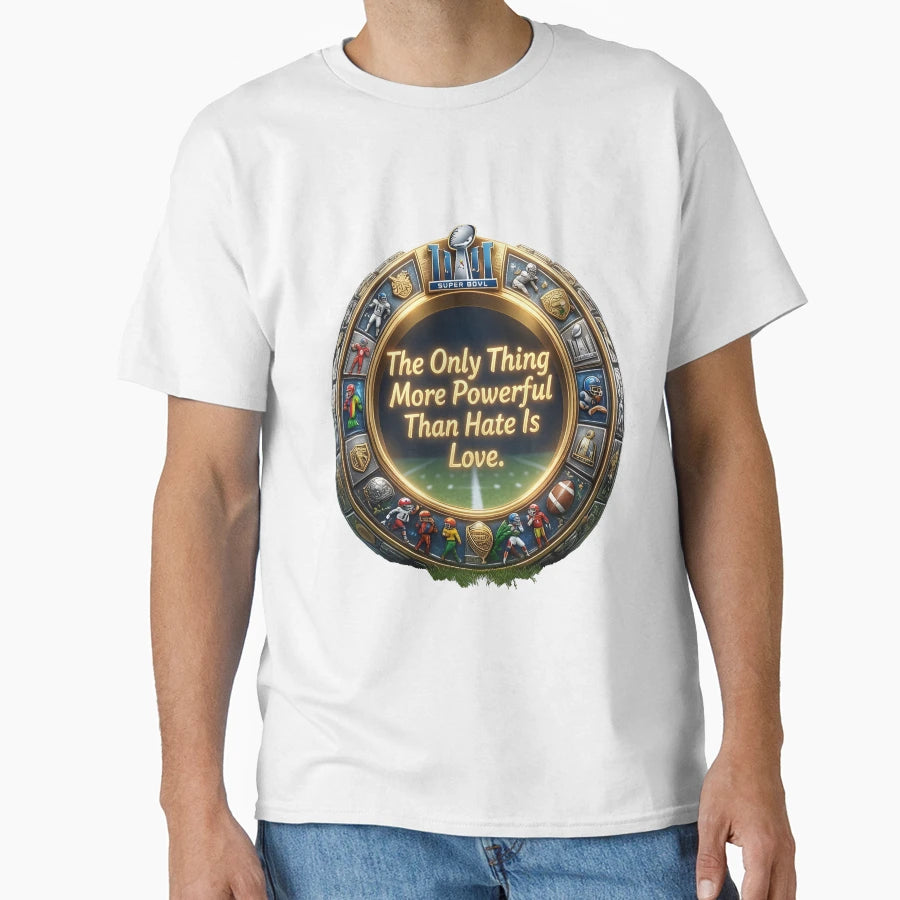Only Thing More Powerful Than Hate T-Shirt - Streetwear Style for Adults - T-Shirt, Sweatshirt, Hoodie