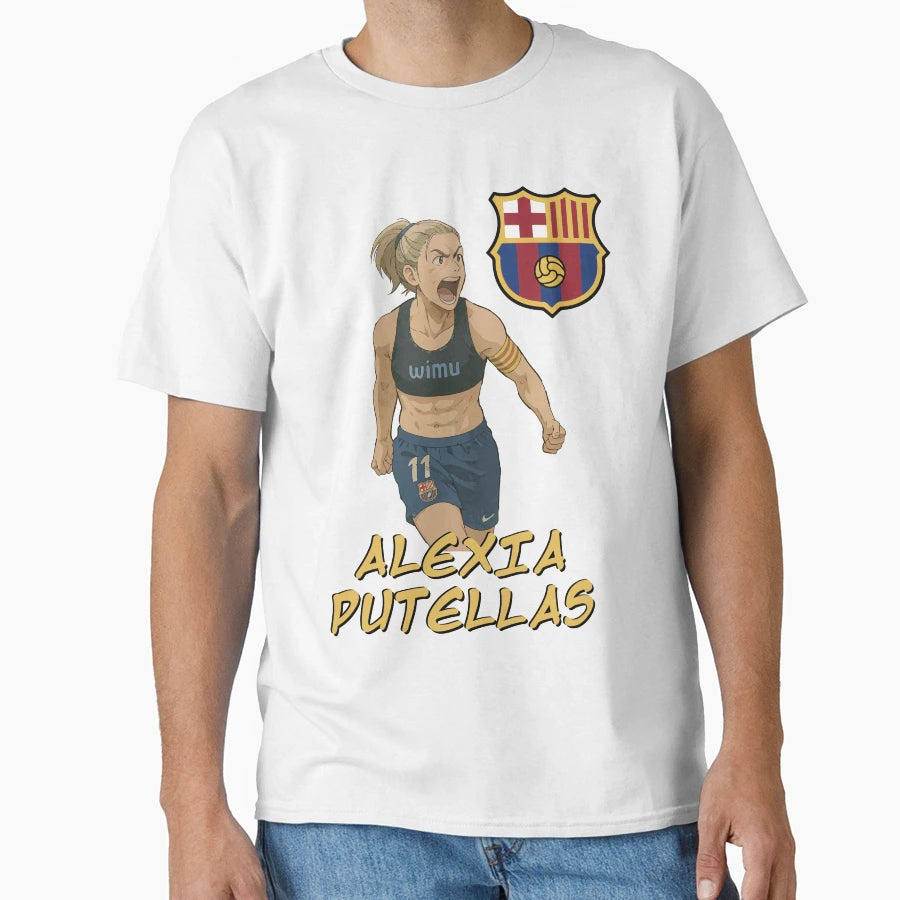 Alexia Putellas Manga Fc Barcelona T-Shirt - Casual Everyday Wear Unisex - T-Shirt, Sweatshirt, Hoodie
