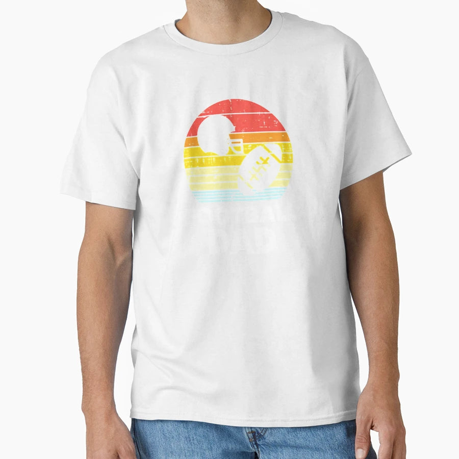 American Football Dad Sunset T-Shirt - Novelty Apparel for Adults - T-Shirt, Sweatshirt, Hoodie