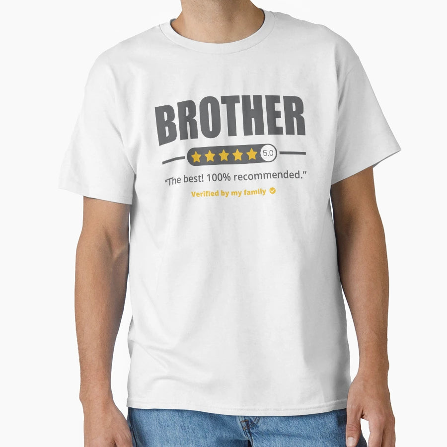 Five Stars Brother V2 T-Shirt - Fun Novelty Design Unisex - T-Shirt, Sweatshirt, Hoodie