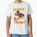 Family Pie Football Thankful T-Shirt - Graphic Print for Adults - T-Shirt, Sweatshirt, Hoodie