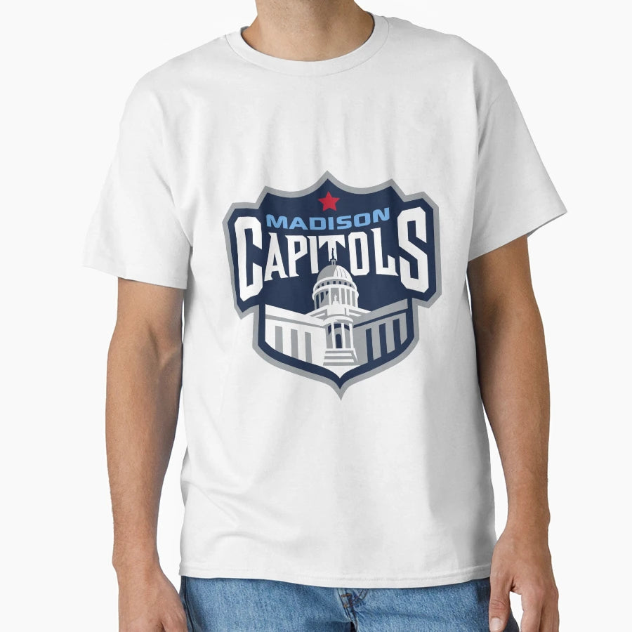 Madison Capitols Logo T-Shirt - Novelty Apparel Unisex - T-Shirt, Sweatshirt, Hoodie
