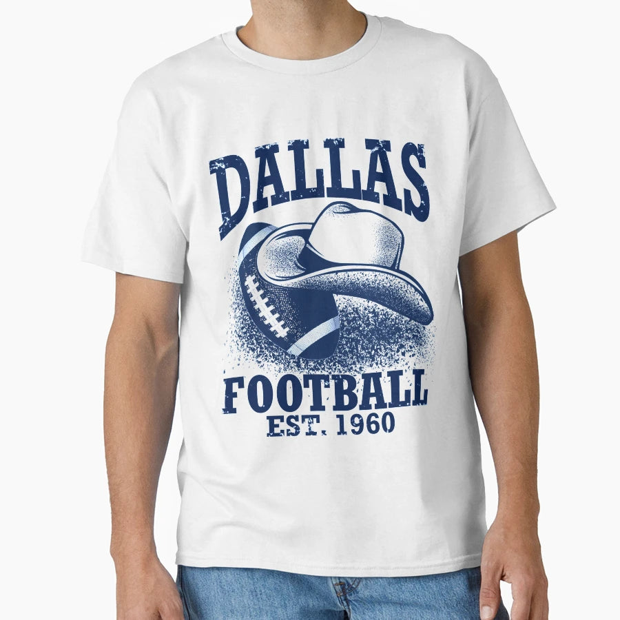 Dallas Football T-Shirt - Aesthetic Graphic Unisex - T-Shirt, Sweatshirt, Hoodie