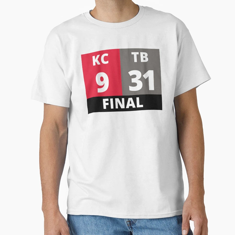 Tb 31 Kc 9 Tampa Bay Football T-Shirt - Streetwear Style for Adults - T-Shirt, Sweatshirt, Hoodie