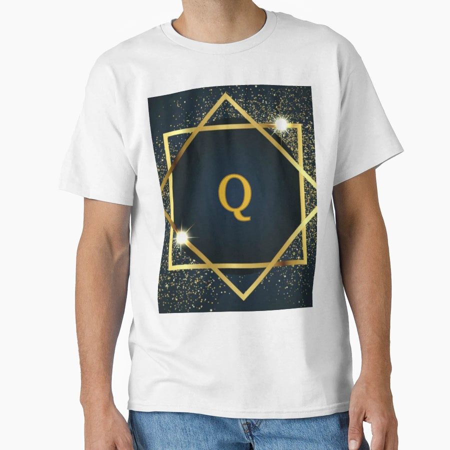 Q Star T-Shirt - Minimalist Print for Adults - T-Shirt, Sweatshirt, Hoodie