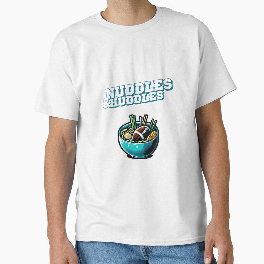 Noodle Ramen Bowl Football Fan Tailgate Party - Adult & Kids T-Shirts, Sweatshirts & Hoodies apparel design preview 1