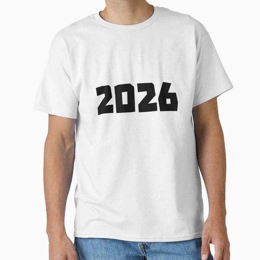 Happy New Year 2026 T-Shirt - Graphic Print Unisex - T-Shirt, Sweatshirt, Hoodie