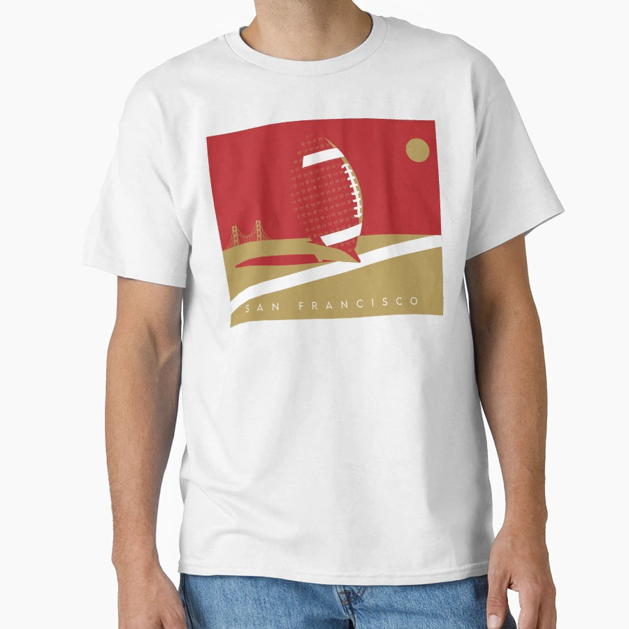 San Francisco Nfl Fan Art T-Shirt - Trendy Graphic Men Women - T-Shirt, Sweatshirt, Hoodie