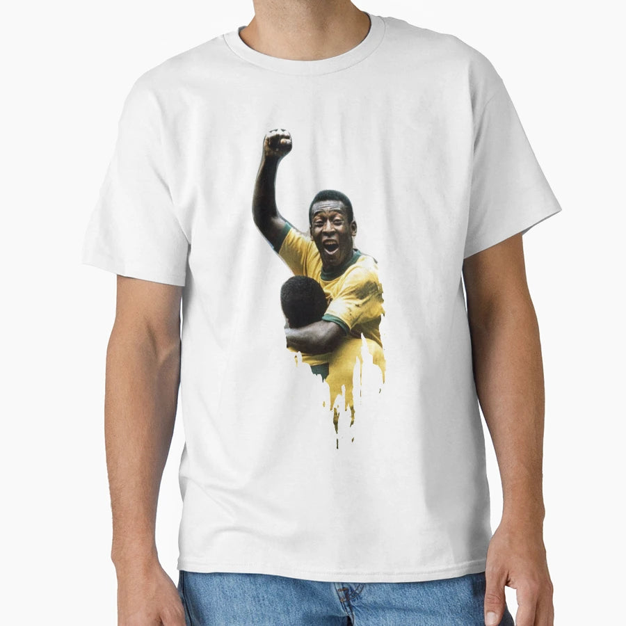 Pele King Football T-Shirt - Custom Art Print for Adults - T-Shirt, Sweatshirt, Hoodie