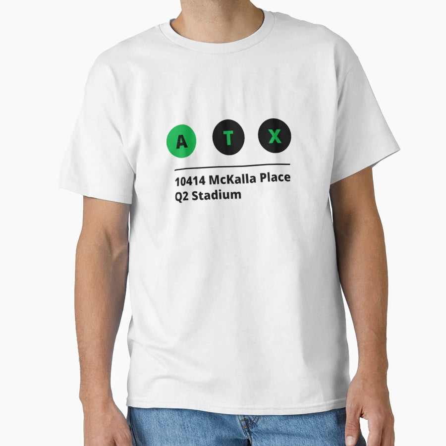 Q2 Stadium Home Austinfc Subway Sign T-Shirt - Casual Everyday Wear Unisex - T-Shirt, Sweatshirt, Hoodie