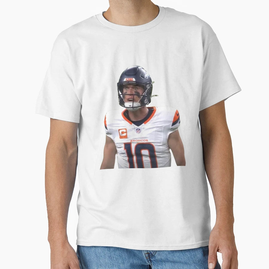 Bo Nix Crazy Eyes T-Shirt - Aesthetic Graphic Unisex - T-Shirt, Sweatshirt, Hoodie