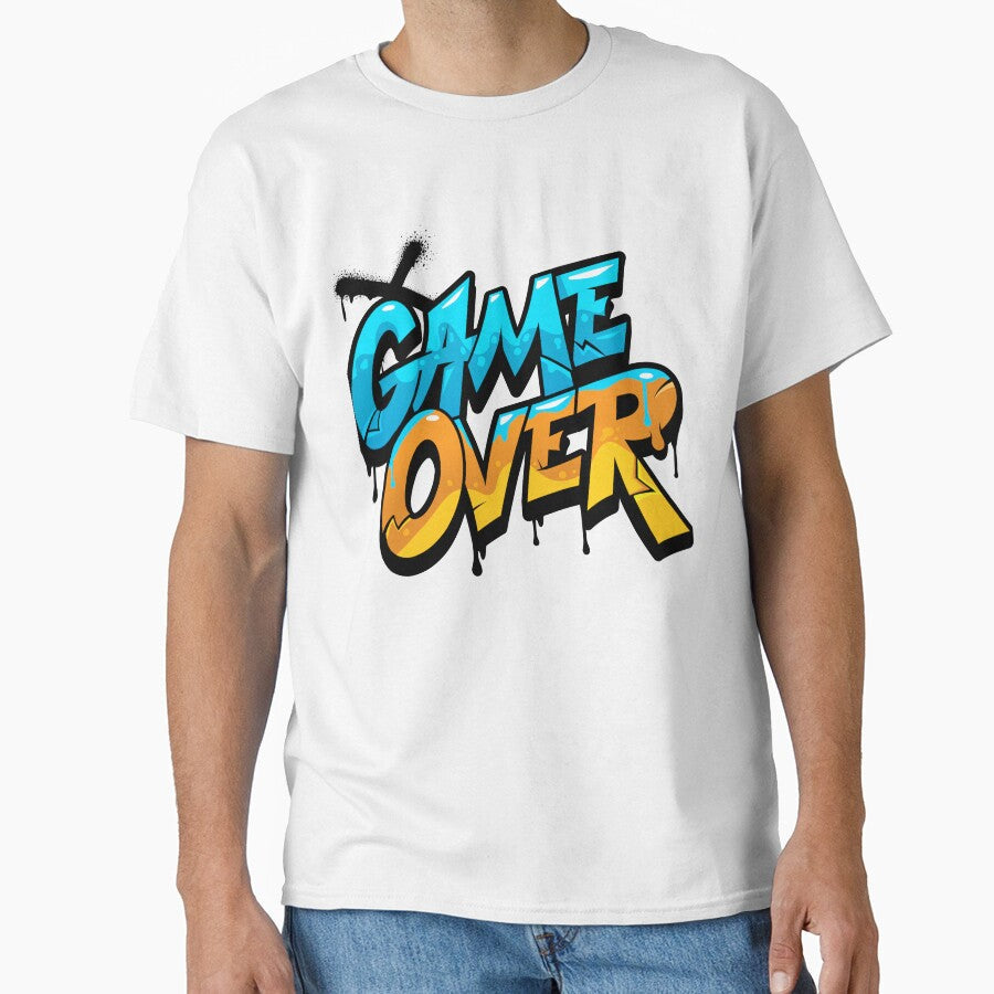 Urban painted game over design by DrimitStore - Adult & Kids T-Shirts, Sweatshirts & Hoodies apparel design preview 1