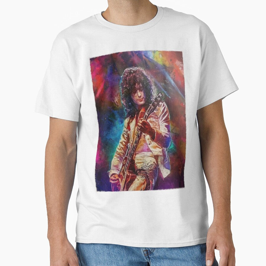 Jimmy Page by JorgeJteam - Adult & Kids T-Shirts, Sweatshirts & Hoodies apparel design preview 1
