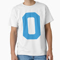 Number 0 Blue Zero Sports Number 0 T-Shirt - Aesthetic Graphic Unisex - T-Shirt, Sweatshirt, Hoodie