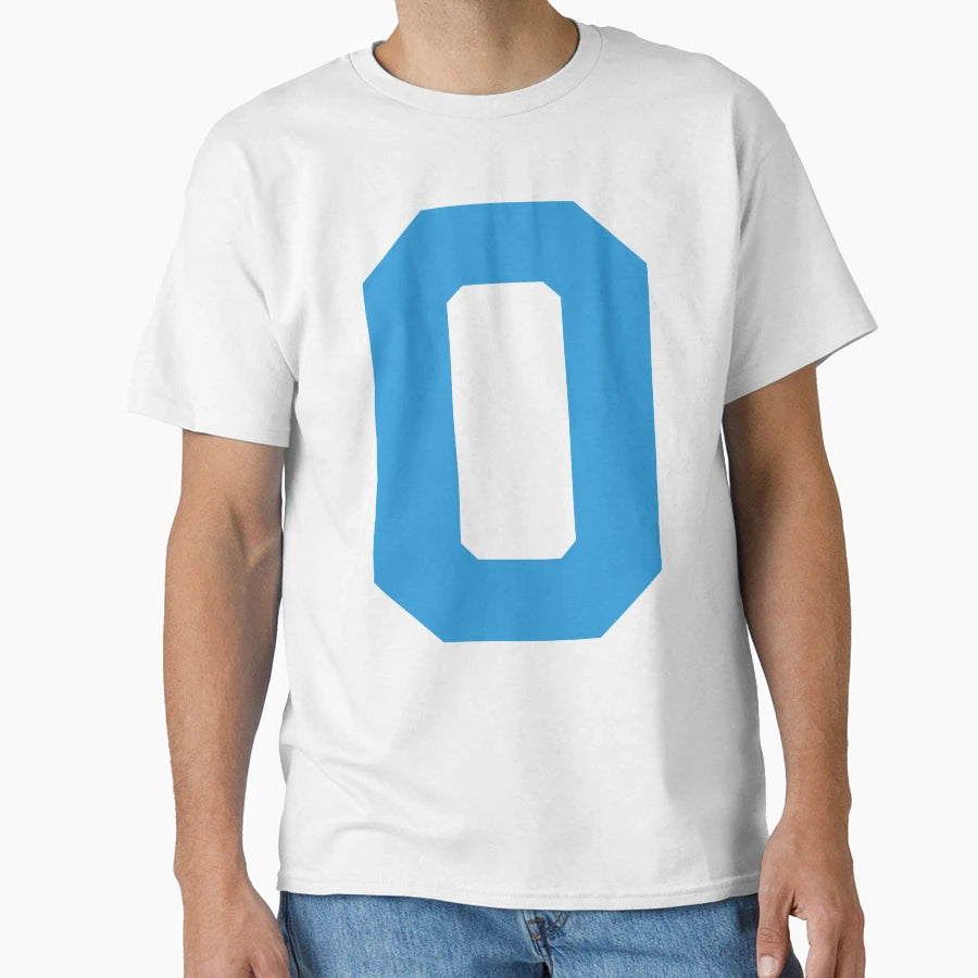 Number 0 Blue Zero Sports Number 0 T-Shirt - Aesthetic Graphic Unisex - T-Shirt, Sweatshirt, Hoodie