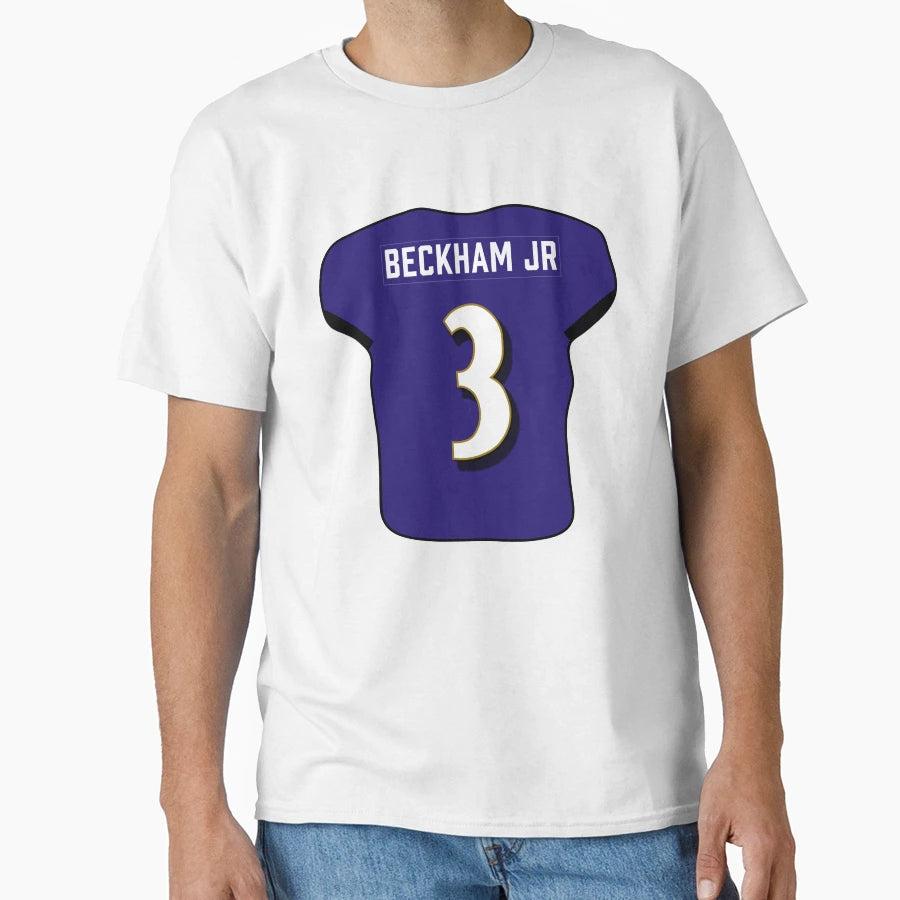 Odell Beckham Jr Jersey T-Shirt - Fun Novelty Design for Adults - T-Shirt, Sweatshirt, Hoodie