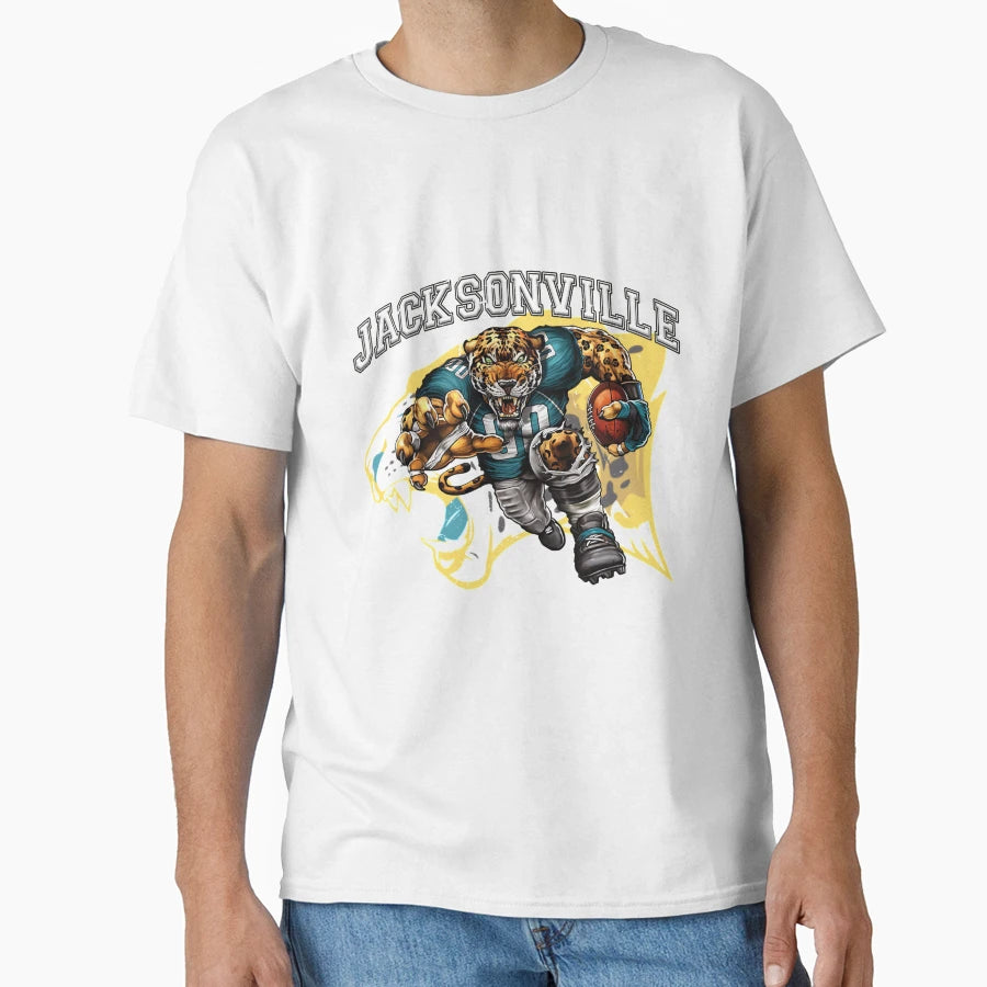 Jacksonville Football T-Shirt - Graphic Print Unisex - T-Shirt, Sweatshirt, Hoodie