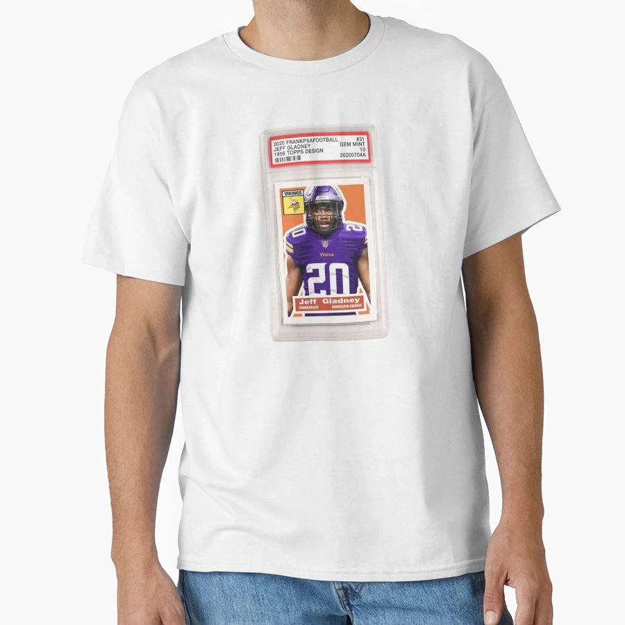Jeff Gladney Card T-Shirt - Minimalist Print for Adults - T-Shirt, Sweatshirt, Hoodie