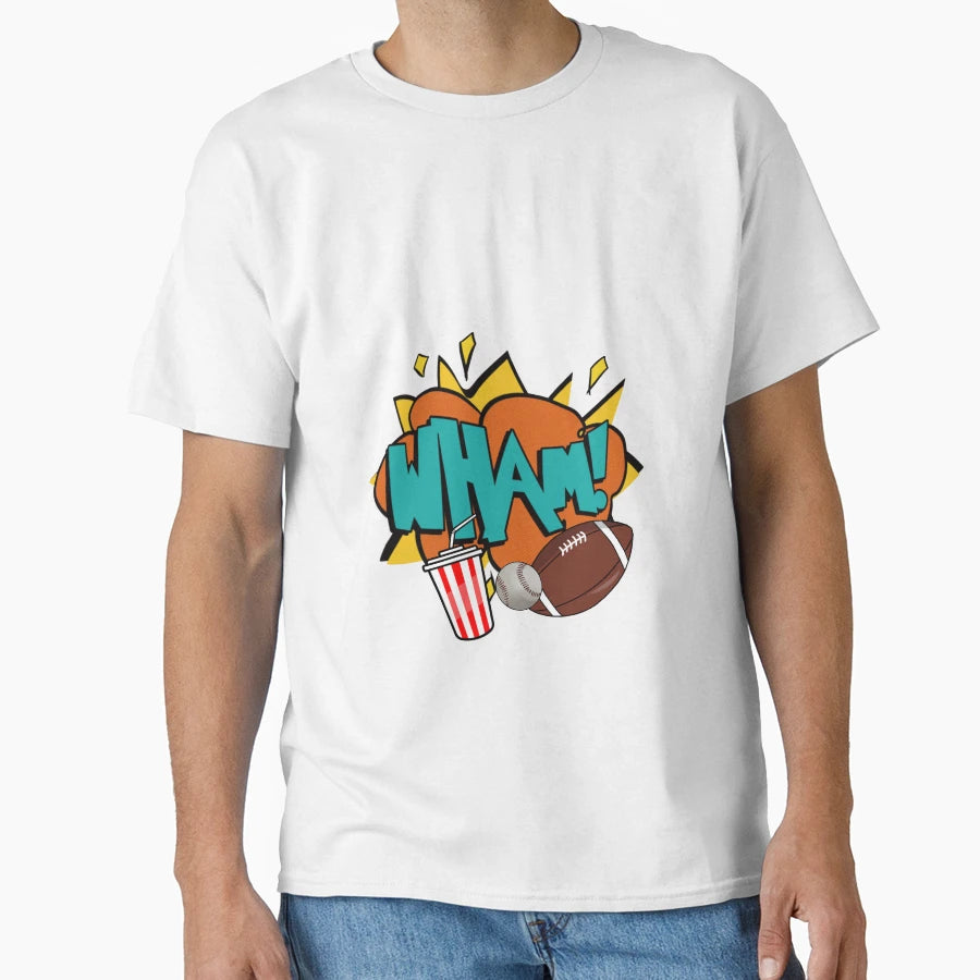 Fonts English Oldschool Rugby Basball T-Shirt - Graphic Print for Adults - T-Shirt, Sweatshirt, Hoodie