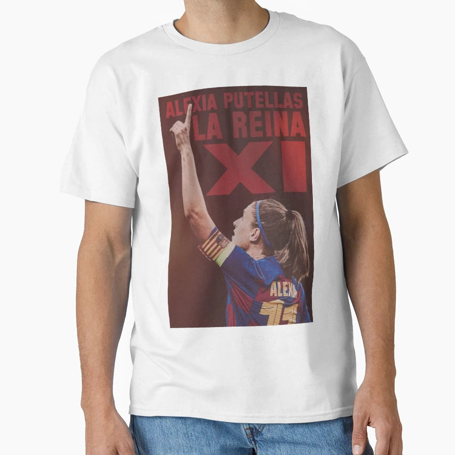 Alexia Putellas La Riena T-Shirt - Minimalist Print Unisex - T-Shirt, Sweatshirt, Hoodie