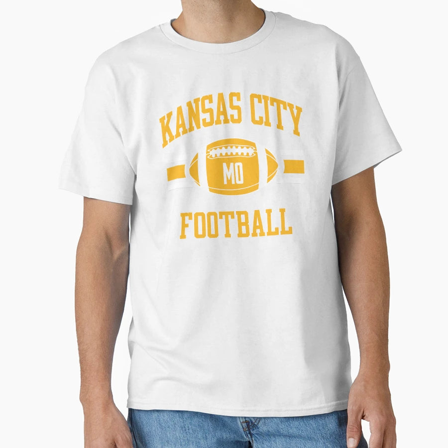 Kc Football Red T-Shirt - Fun Novelty Design for Adults - T-Shirt, Sweatshirt, Hoodie