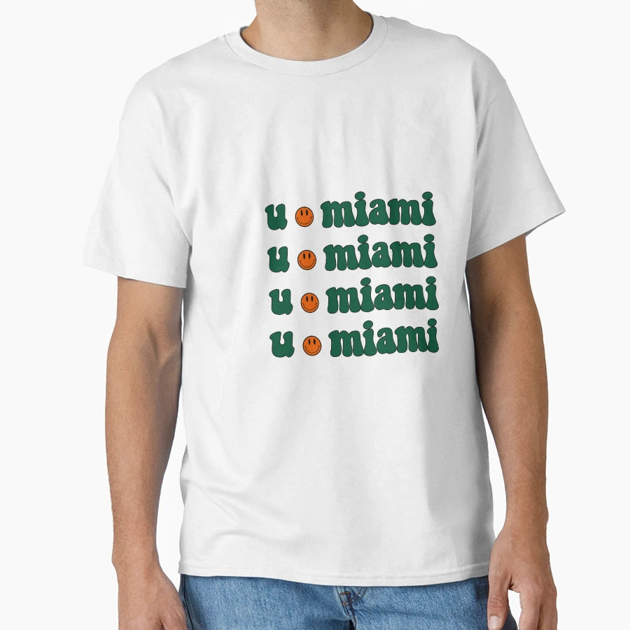 University Miami T-Shirt - Custom Art Print Men Women - T-Shirt, Sweatshirt, Hoodie