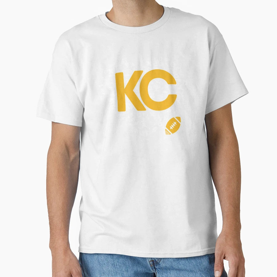 I Love Kansas City Football Heart Kc T-Shirt - Aesthetic Graphic for Adults - T-Shirt, Sweatshirt, Hoodie