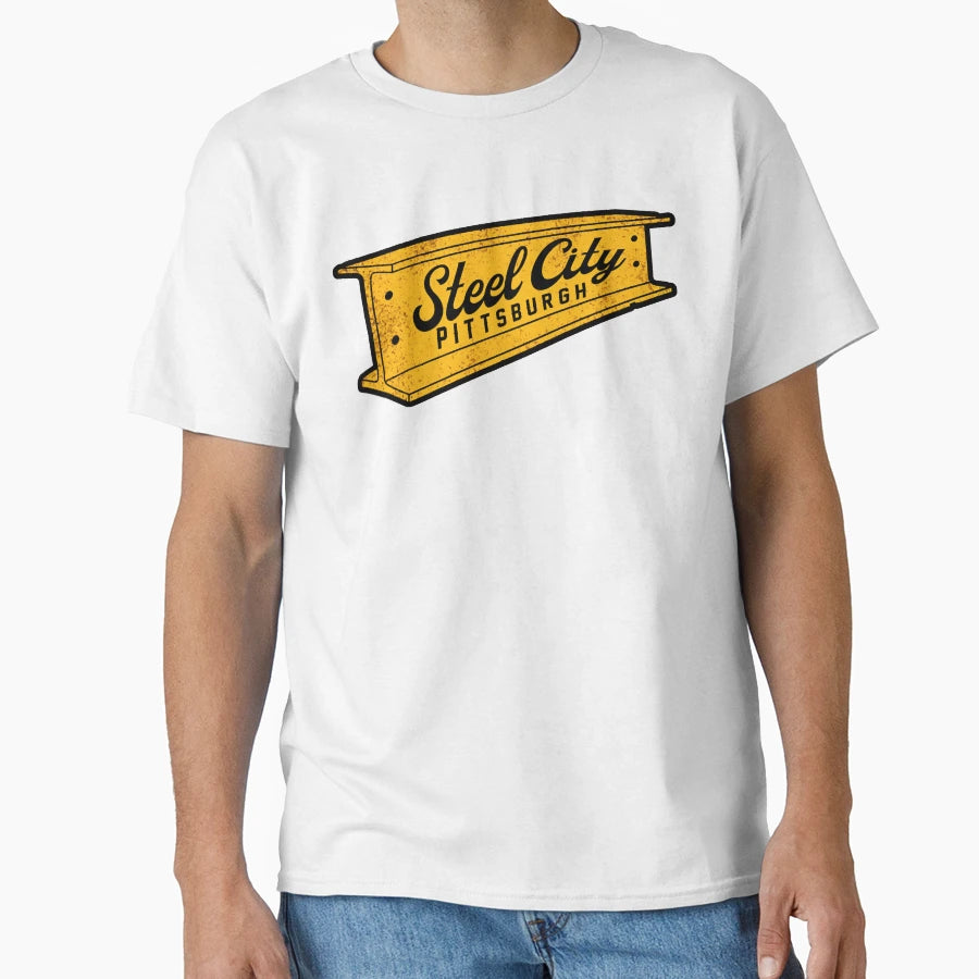 Steel City And T-Shirt - Custom Art Print Men Women - T-Shirt, Sweatshirt, Hoodie