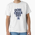 Cheer Dad Qchs T-Shirt - Fun Novelty Design for Adults - T-Shirt, Sweatshirt, Hoodie