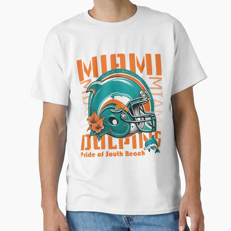 Art Miami Dolphins T-Shirt - Trendy Graphic Men Women - T-Shirt, Sweatshirt, Hoodie