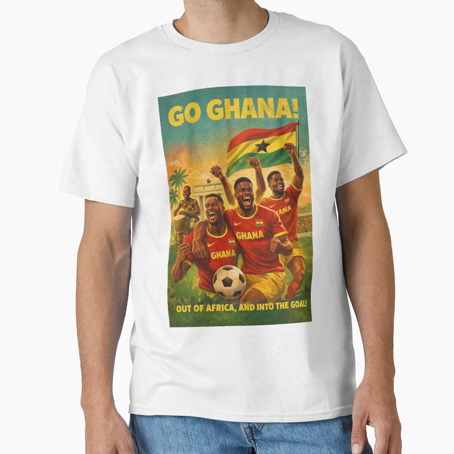 Ghana Accra Black Stars Independence T-Shirt - Aesthetic Graphic Unisex - T-Shirt, Sweatshirt, Hoodie