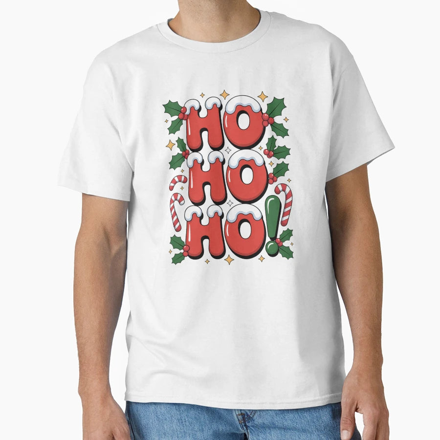 Santas Favorite Human Merry T-Shirt - Casual Everyday Wear for Adults - T-Shirt, Sweatshirt, Hoodie