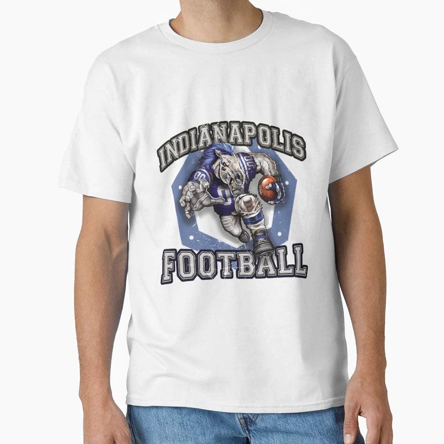 Indianapolis Football T-Shirt - Streetwear Style for Adults - T-Shirt, Sweatshirt, Hoodie