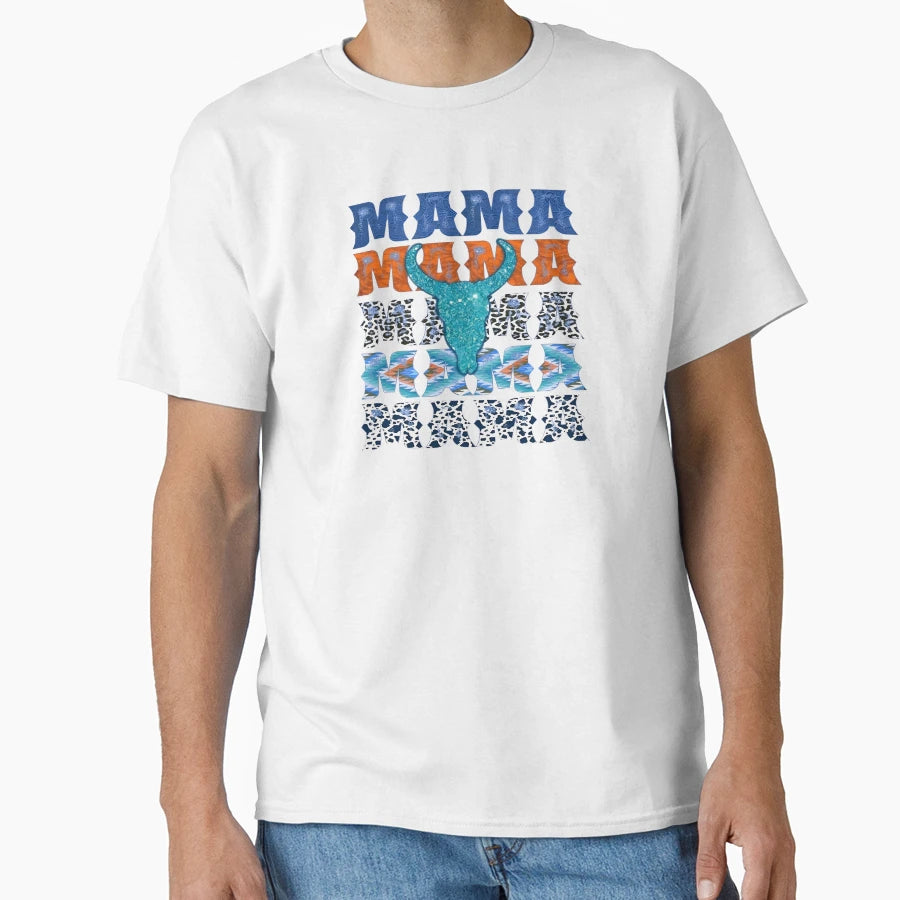 Western Mama Leopard T-Shirt - Novelty Apparel Unisex - T-Shirt, Sweatshirt, Hoodie