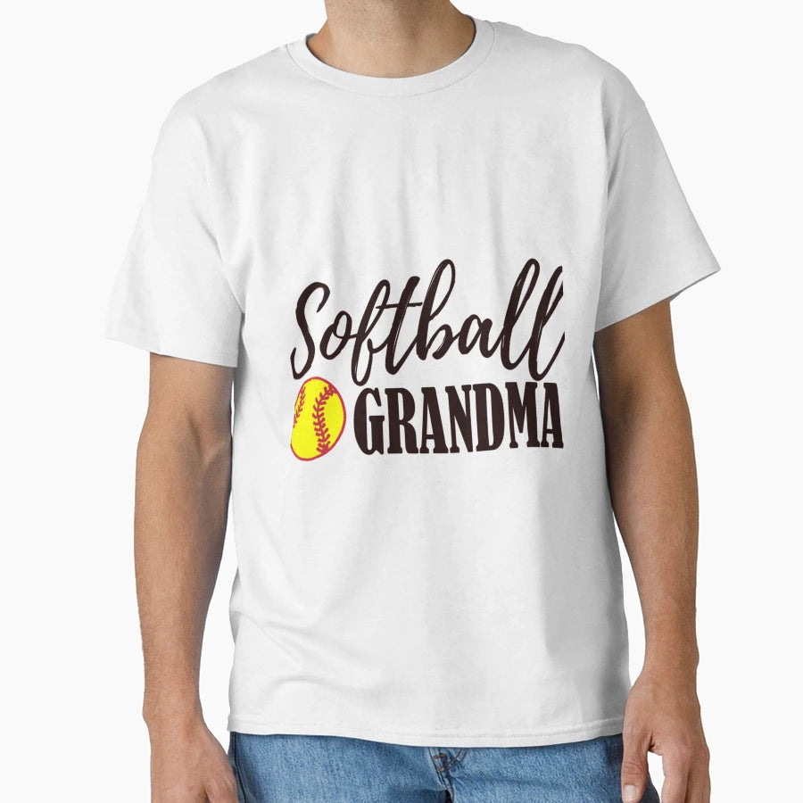 Softball Grandma T-Shirt - Unique Graphic Unisex - T-Shirt, Sweatshirt, Hoodie
