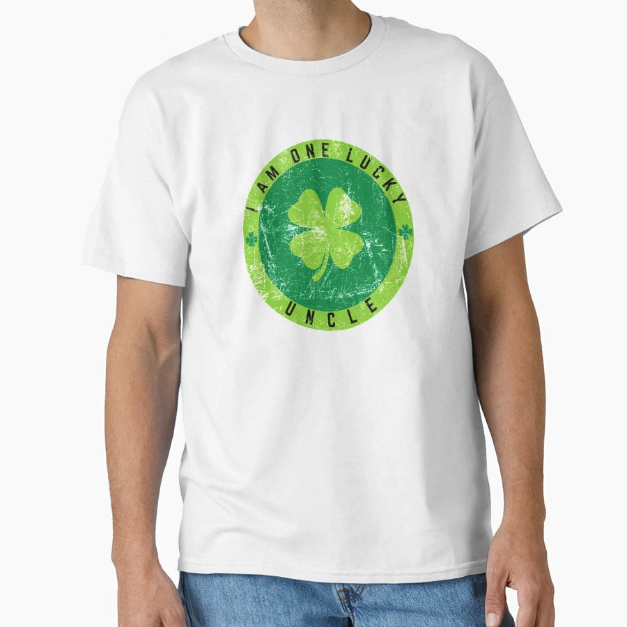 I Am One Lucky Uncle St Patricks T-Shirt - Fun Novelty Design Men Women - T-Shirt, Sweatshirt, Hoodie