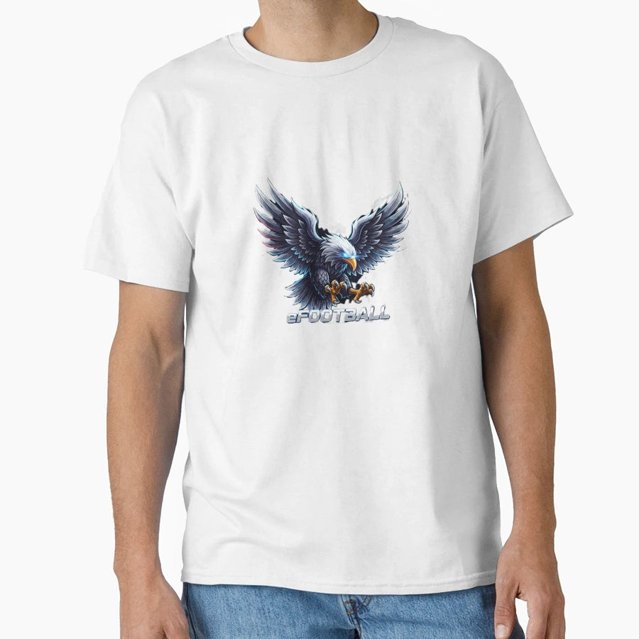 Efootball Majestic Eagle Mascot T-Shirt - Minimalist Print for Adults - T-Shirt, Sweatshirt, Hoodie