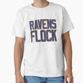 Ravens Flock T-Shirt - Graphic Print Unisex - T-Shirt, Sweatshirt, Hoodie