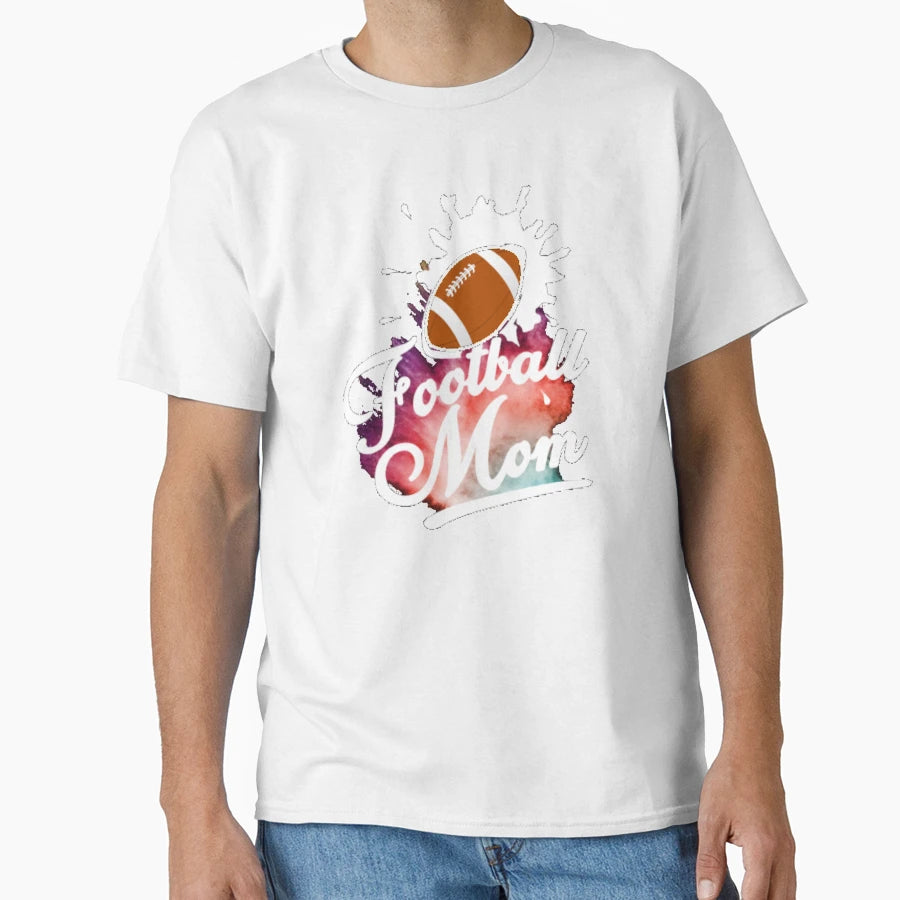 Football Mom T-Shirt - Graphic Print Men Women - T-Shirt, Sweatshirt, Hoodie