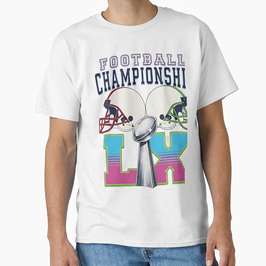 Champions Du Super Bowl Lx Des T-Shirt - Novelty Apparel Men Women - T-Shirt, Sweatshirt, Hoodie